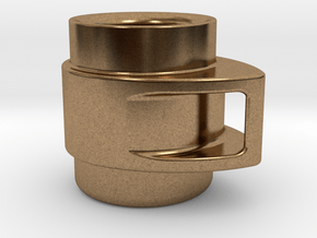 Coffee Mug in Natural Brass