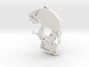 The Skull Rules in White Natural Versatile Plastic