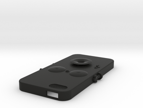 iPhone5 case(old type) in Black Natural Versatile Plastic