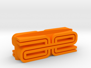RC10 Display Stand in Orange Processed Versatile Plastic