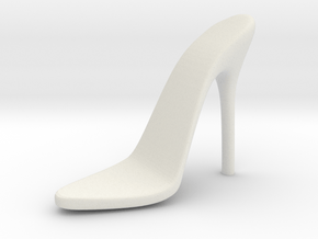 Women High Heel Base Right Shoe in White Natural Versatile Plastic