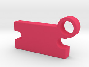 Counterweight Pendant in Pink Processed Versatile Plastic