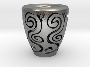 Orient coffee cup in Natural Silver