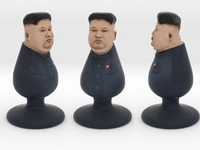 Kim Jong Un the North Korea Plug in Full Color Sandstone