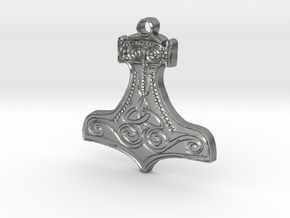 Thor's Hammer - Mjölnir in Natural Silver