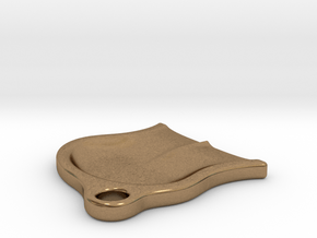 Seat Scoop in Natural Brass