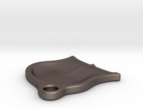 Seat Scoop in Polished Bronzed Silver Steel