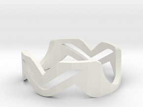 Ring MV in White Natural Versatile Plastic
