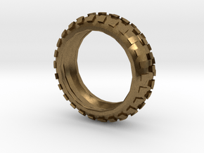 Motorcycle/Dirt Bike/Scrambler Tire Ring Size 11 in Natural Bronze