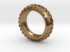 Motorcycle/Dirt Bike/Scrambler Tire Ring Size 10 in Natural Brass