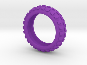 Motorcycle/Dirt Bike/Scrambler Tire Ring Size 9 in Purple Processed Versatile Plastic
