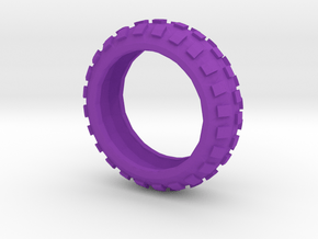 Motorcycle/Dirt Bike/Scrambler Tire Ring Size 8 in Purple Processed Versatile Plastic