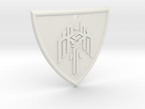 Dragon Age Shield in White Natural Versatile Plastic