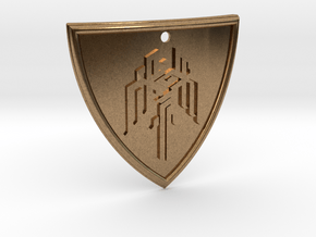 Dragon Age Shield in Natural Brass