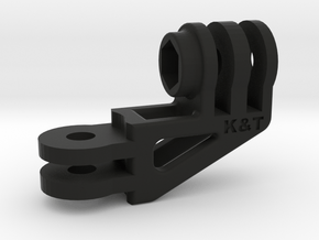 Compact 90 Degree Elbow Mount for a GoPro (Long) in Black Natural Versatile Plastic