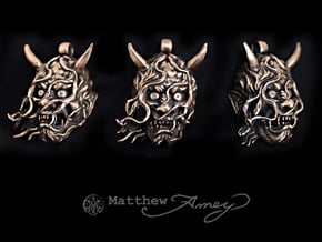 Hannya version 2 in Natural Bronze