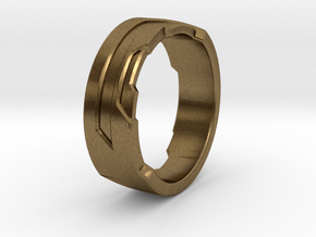 Ring Size S in Natural Bronze