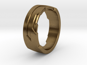 Ring Size T in Natural Bronze