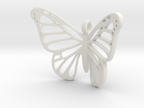 Butterbug 7b in White Natural Versatile Plastic