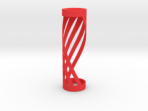 The Twisted Wick in Red Processed Versatile Plastic