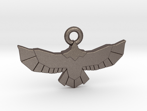 Poly Eagle in Polished Bronzed Silver Steel
