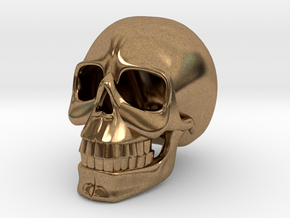 SKULL( install your order.) in Natural Brass