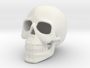 SKULL( install your order.) in White Natural Versatile Plastic