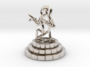 Pawn of chess in Platinum