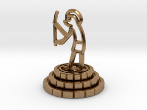 Knight of chess in Natural Brass