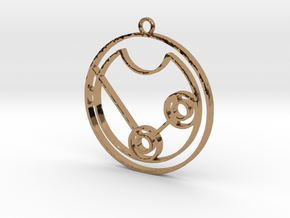 Nikita - Necklace in Polished Brass