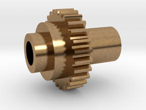 Inventing Room Key Left Gear (8 of 9) in Natural Brass