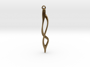 loop and multiple twisted straight version in Natural Bronze