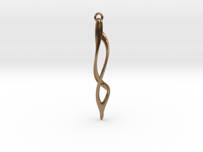 loop and multiple twisted straight version in Natural Brass