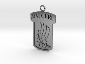 173rd Airborne Pendant in Polished Silver