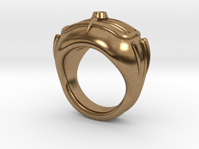 '50s Car Ring (22.2mm) in Natural Brass