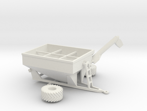 1:160/N-Scale Grain Cart 875 in White Natural Versatile Plastic