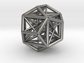 MorphoHedron8 in Natural Silver