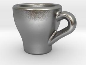 Espresso Charm in Natural Silver