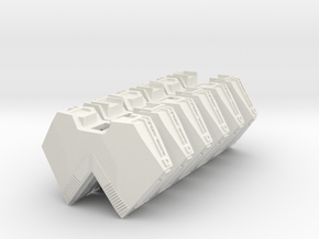 Somtaaw "Explorer" Support Modules (3) in White Natural Versatile Plastic