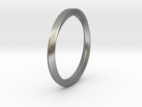 Möbius Ring in Natural Silver: 11 / 64