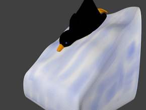PenguinSlideColor in Full Color Sandstone
