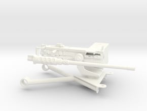 FA30007 0.50 Caliber M2 Browning 1/10 scale in White Processed Versatile Plastic