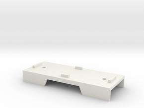 Base Carriage Europe #4 (n-scale) in White Natural Versatile Plastic