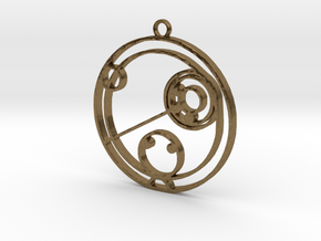 Callie / Kallie - Necklace in Natural Bronze