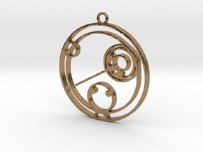 Callie / Kallie - Necklace in Natural Brass