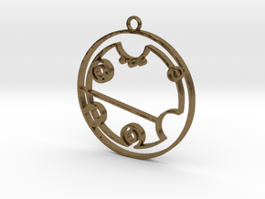 Beverley  - Necklace in Natural Bronze