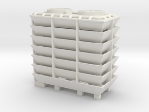 Cooling Tower - HOscale in White Natural Versatile Plastic