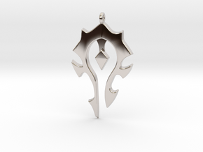 Horde Necklace - World Of Warcraft in Platinum