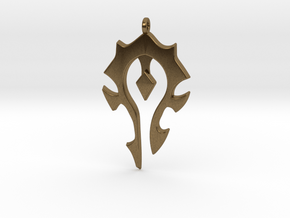Horde Necklace - World Of Warcraft in Natural Bronze