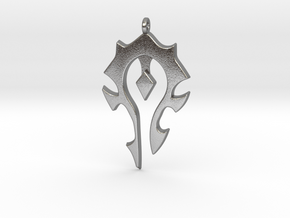 Horde Necklace - World Of Warcraft in Natural Silver